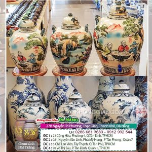 Vò ngâm rượu gốm sứ Bát Tràng
