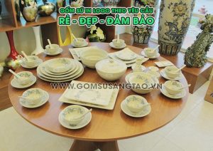 In logo lên quà tặng quận Tân Phú - ấm trà , ly sứ , cốc sứ , chén dĩa