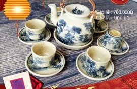 Quà Tặng Mùa Trung Thu 2018 – Hộp Quà ấm trà gốm Sứ sang trọng