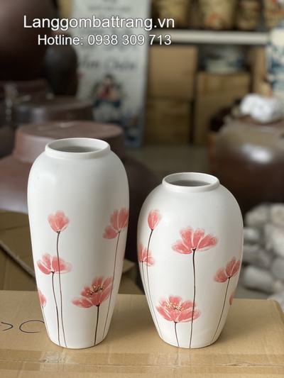 Bình hoa gốm sứ Bát Tràng
