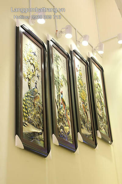 tranh gốm sứ Bát Tràng