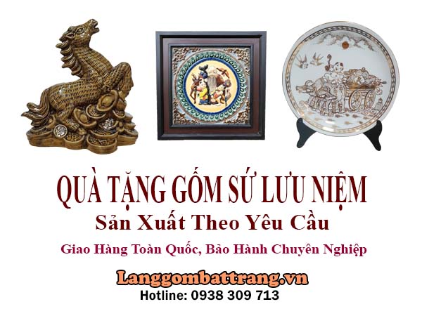 quà tặng gốm sứ lưu niệm