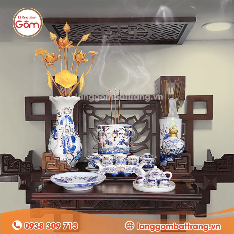 Mẫu bàn thờ treo tường chung cư số 01