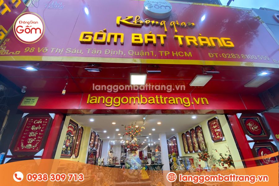 Showroom tại 98 Võ Thị Sáu quận 1 của Không Gian Gốm