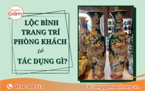 Lộc bình trang trí phòng khách