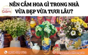 Nên cắm hoa gì trong nhà vừa đẹp vừa tươi lâu
