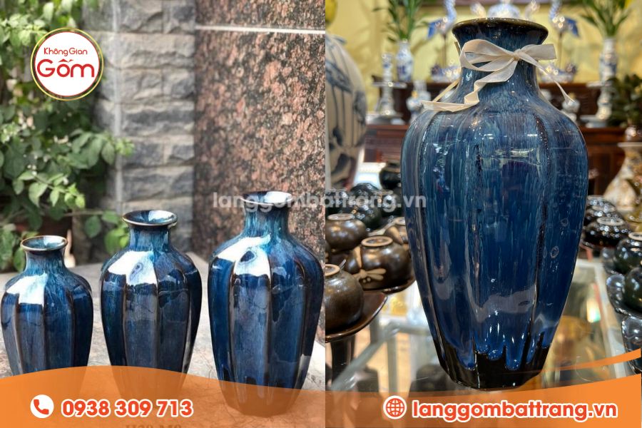 Lọ khế men hóa biến Bát Tràng
