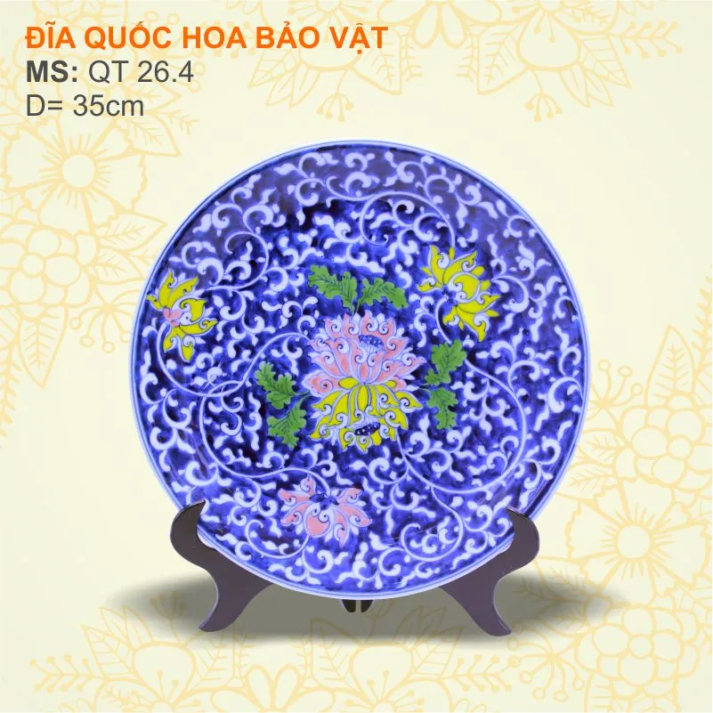 Đĩa sứ lưu niệm in logo