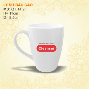 Ly sứ ca sứ in logo quà tặng khách hàng