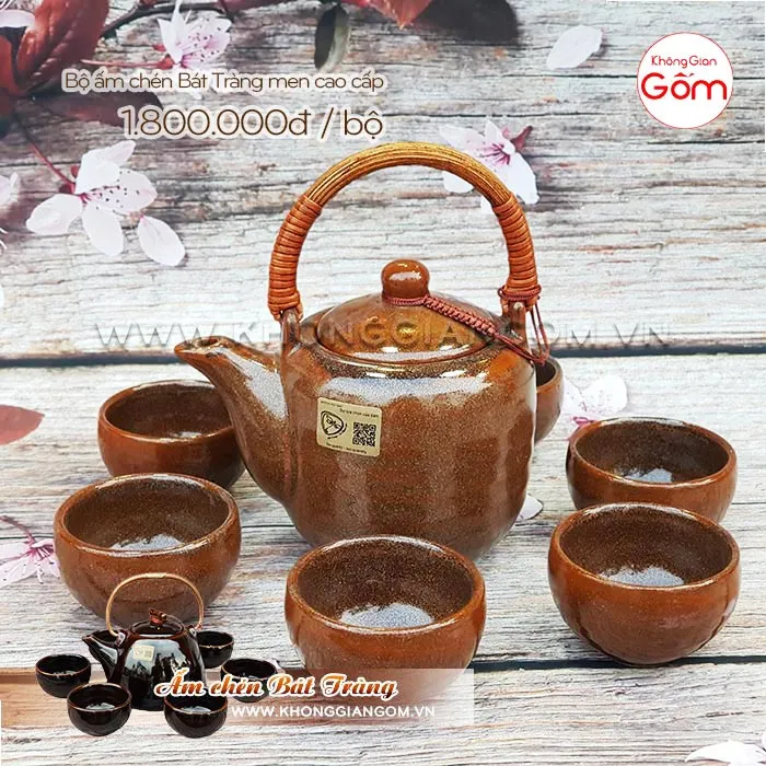Địa chỉ chuỗi cửa hàng KHÔNG GIAN GỐM Bát Tràng - ấm chén ấm trà gốm sứ cao cấp. Showroom tại Tphcm