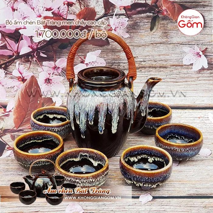 Địa chỉ chuỗi cửa hàng KHÔNG GIAN GỐM Bát Tràng - ấm chén ấm trà gốm sứ cao cấp. Showroom tại Tphcm