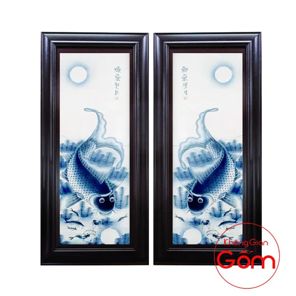 tranh bằng sứ đẹp