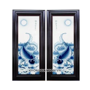 tranh bằng sứ đẹp