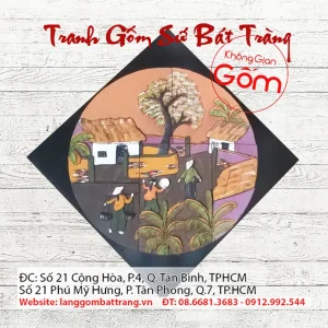 tranh gốm phòng khách tranh gốm sứ nghệ thuật tranh gốm sứ đồng quê tranh gốm sứ ốp tường bát tràng tranh gốm trang trí tường tranh gốm treo tường tranh gốm xưa tranh gốm đất nung tranh gốm đỏ