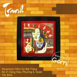tranh gốm sứ hcm tranh gốm sứ là gì tranh gốm sứ nghệ thuật tranh gốm sứ phố cổ tranh gốm sứ đồng quê tranh gốm thuận buồm xuôi gió tranh gốm tphcm