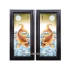 tranh sứ cá chép
