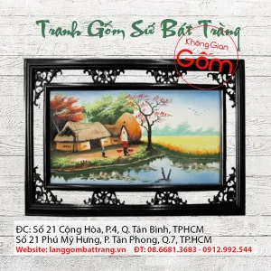 tranh sứ nghệ thuật