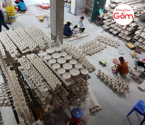 Xưởng sản xuất gốm sứ Bát Tràng theo đơn đặt hàng tại Đồng Nai 